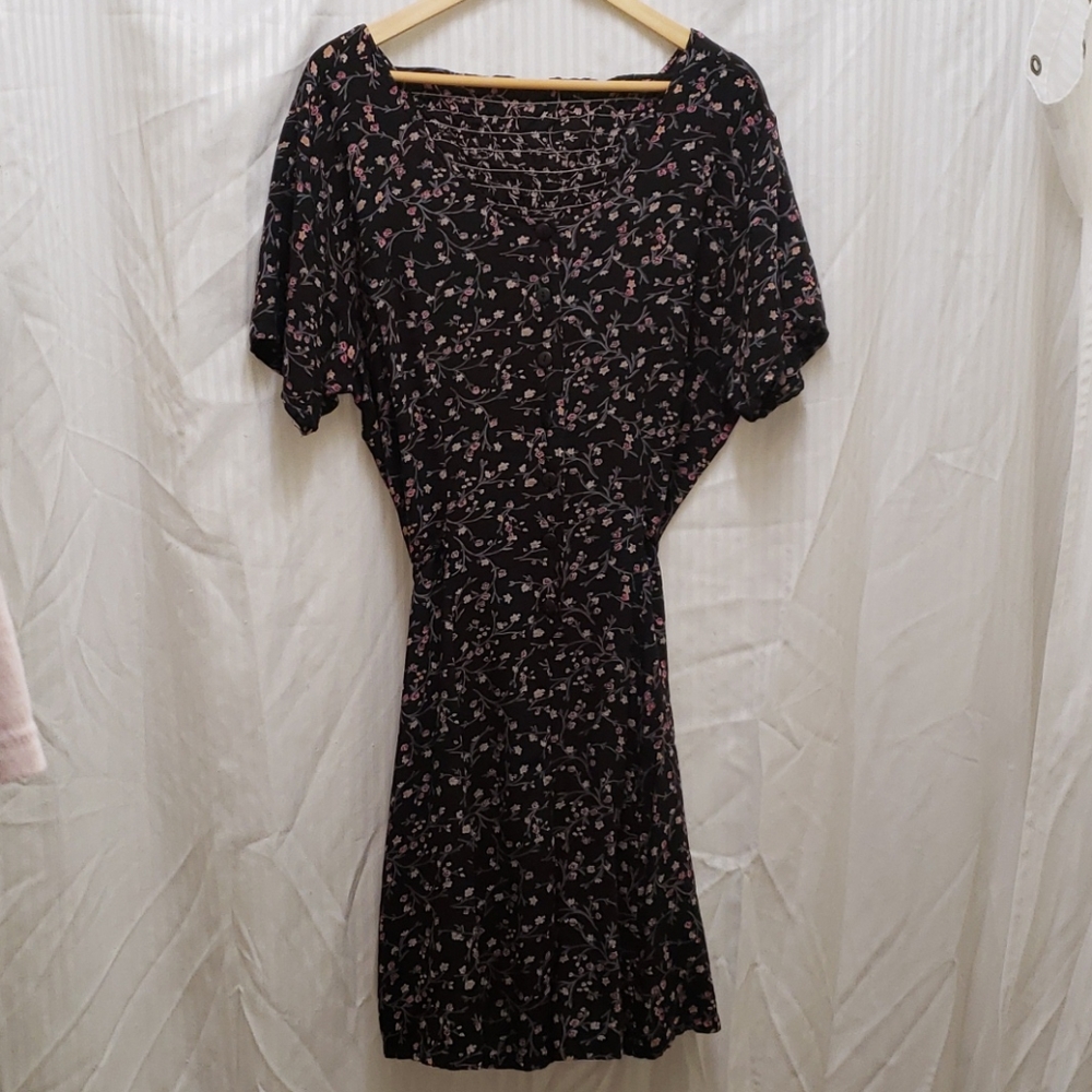 Black floral jumper